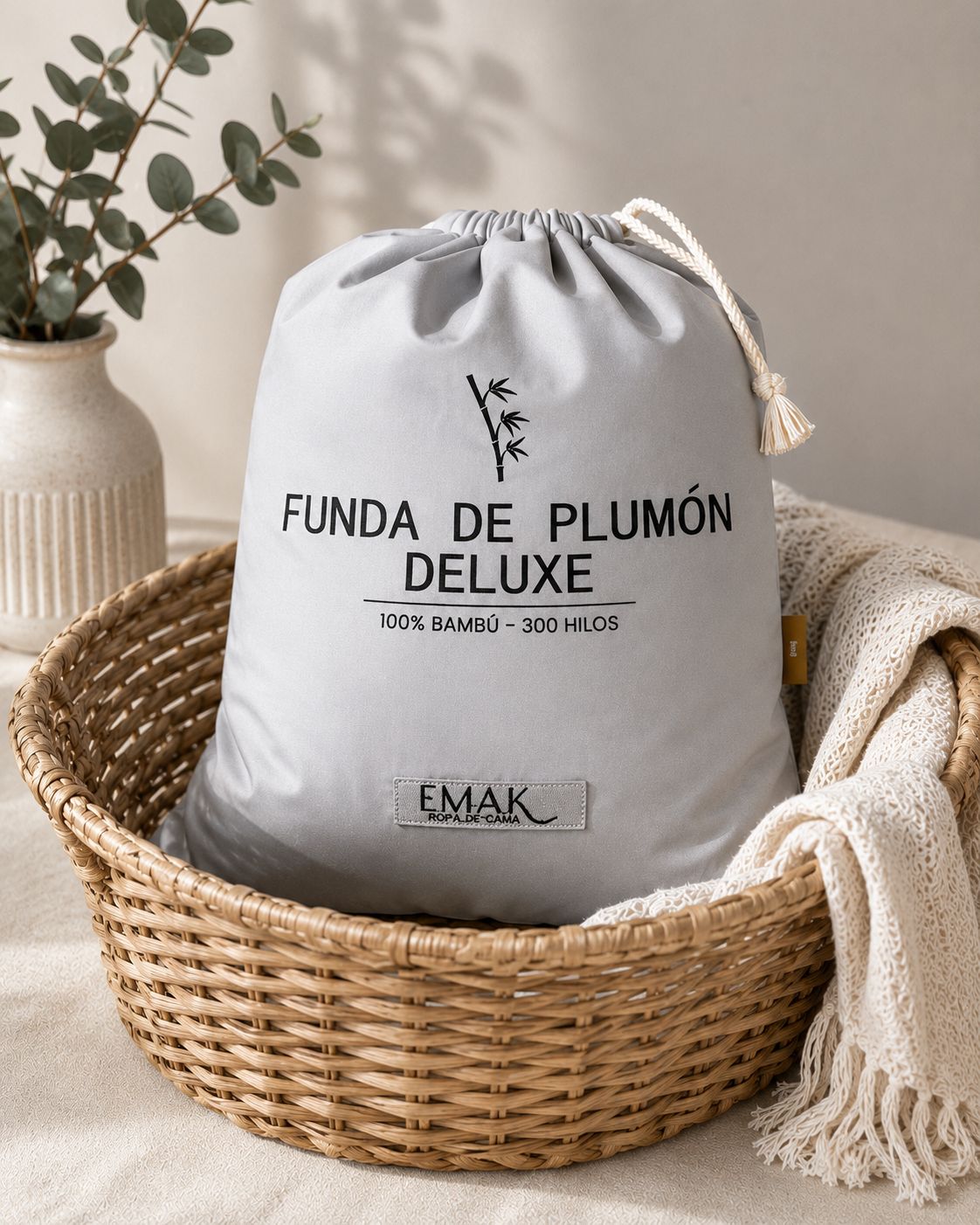 Funda de plumon gris - Imagen 2